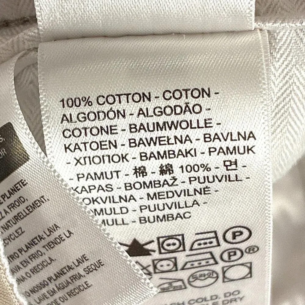 Levis XX Chino Pants Mens 31x30 (32x28) Beige Authentic Relaxed Workwear Classic